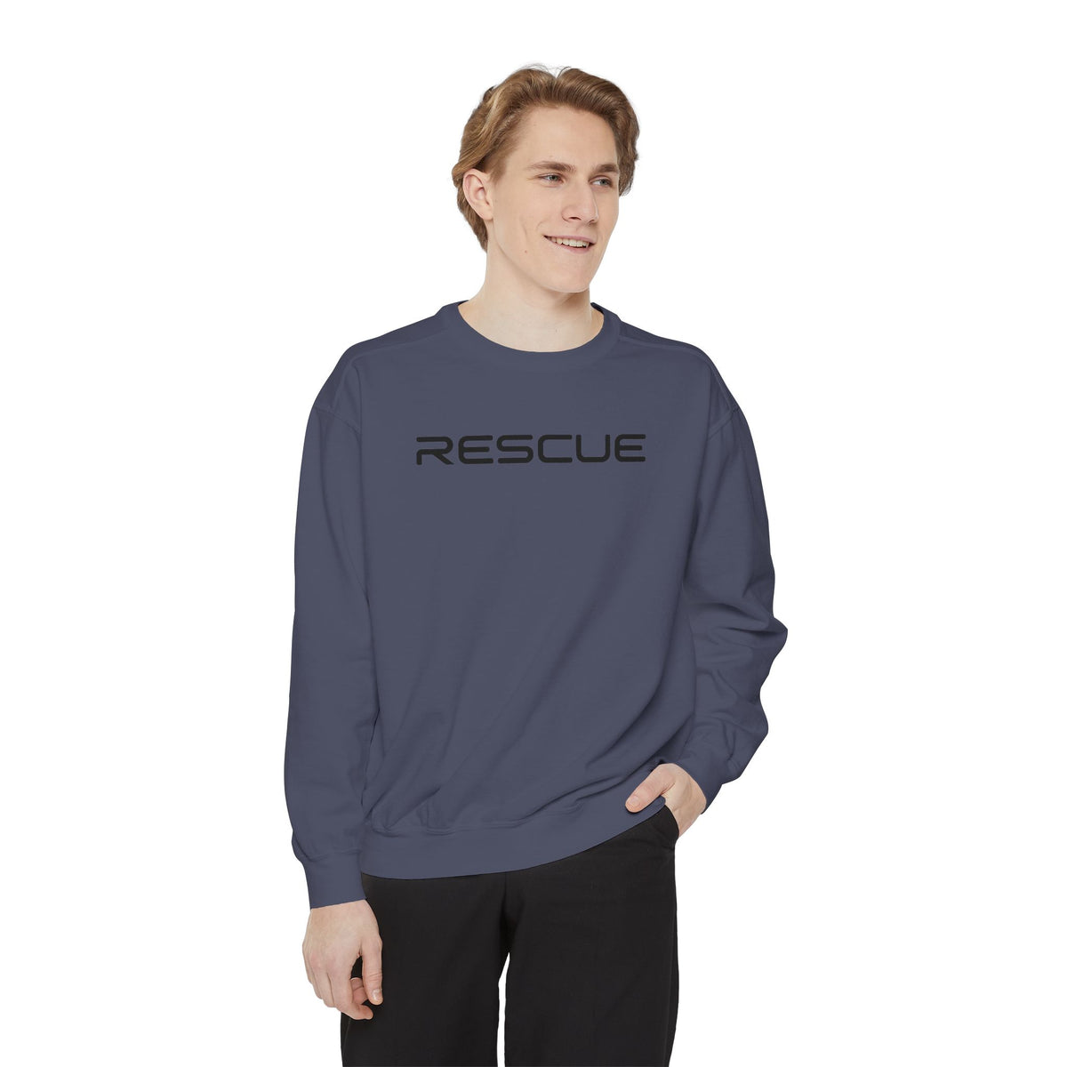 Rescue Print Across Chest Sweatshirt – view 24