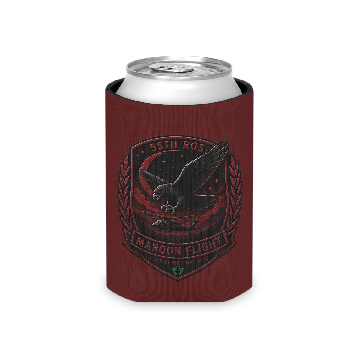 Maroon Flight Can Cooler, Jolly Green – view 3