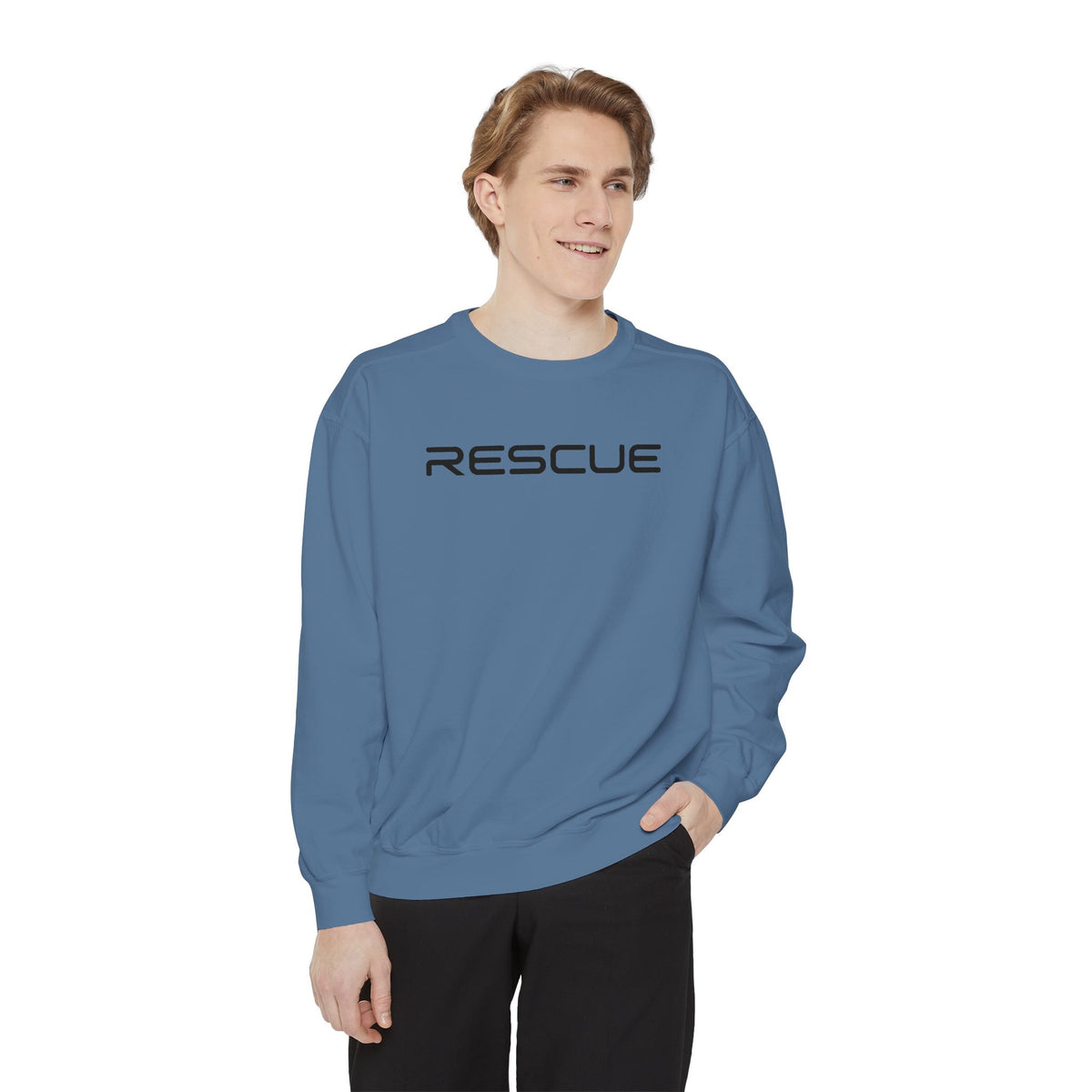 Rescue Print Across Chest Sweatshirt – view 21