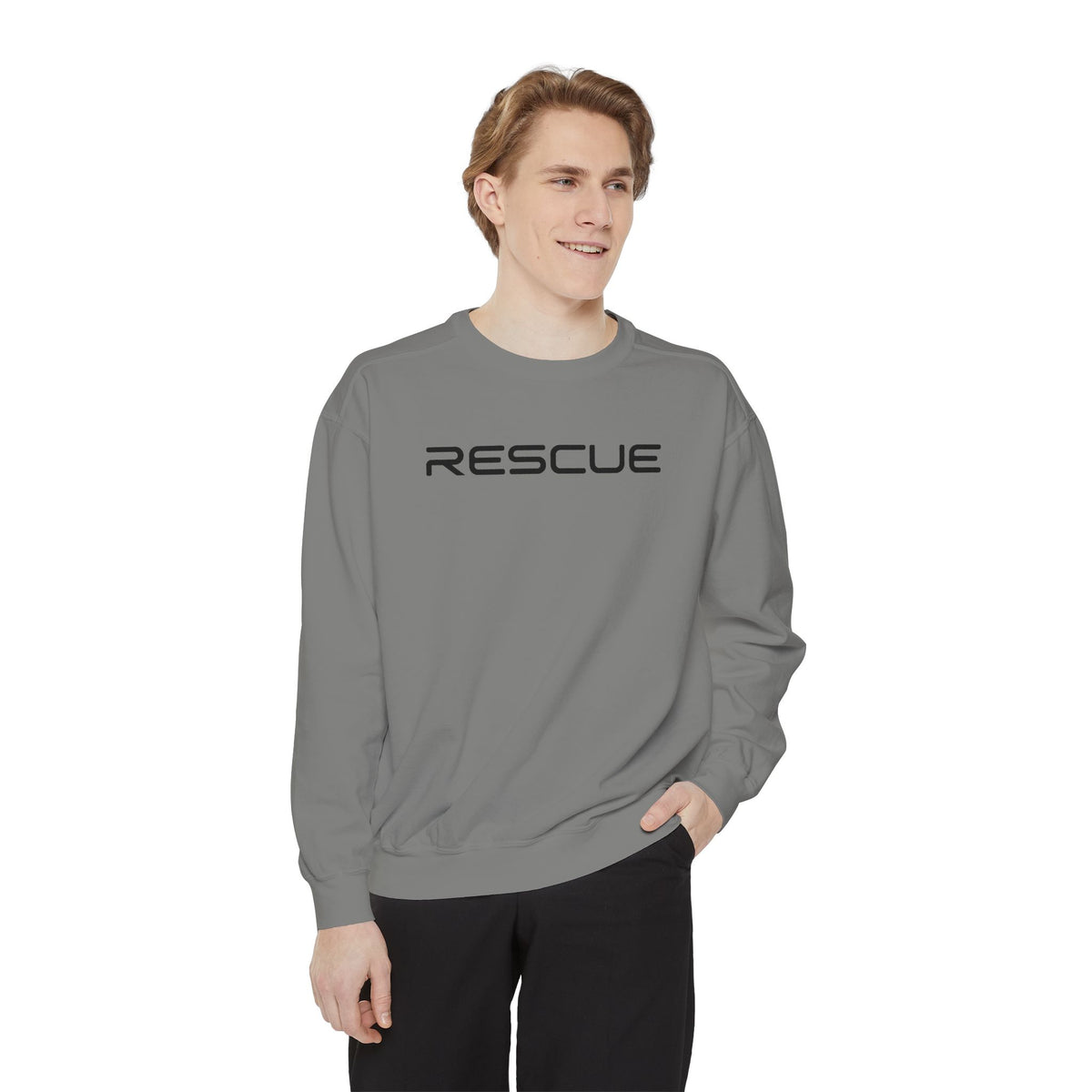 Rescue Print Across Chest Sweatshirt – view 18
