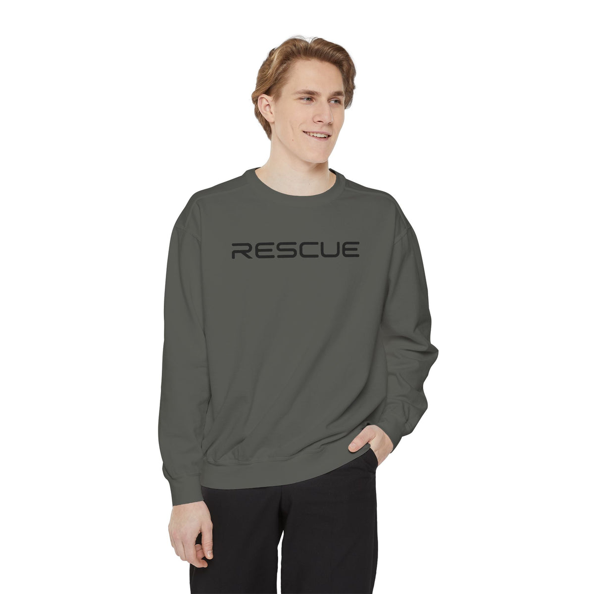 Rescue Print Across Chest Sweatshirt – view 15