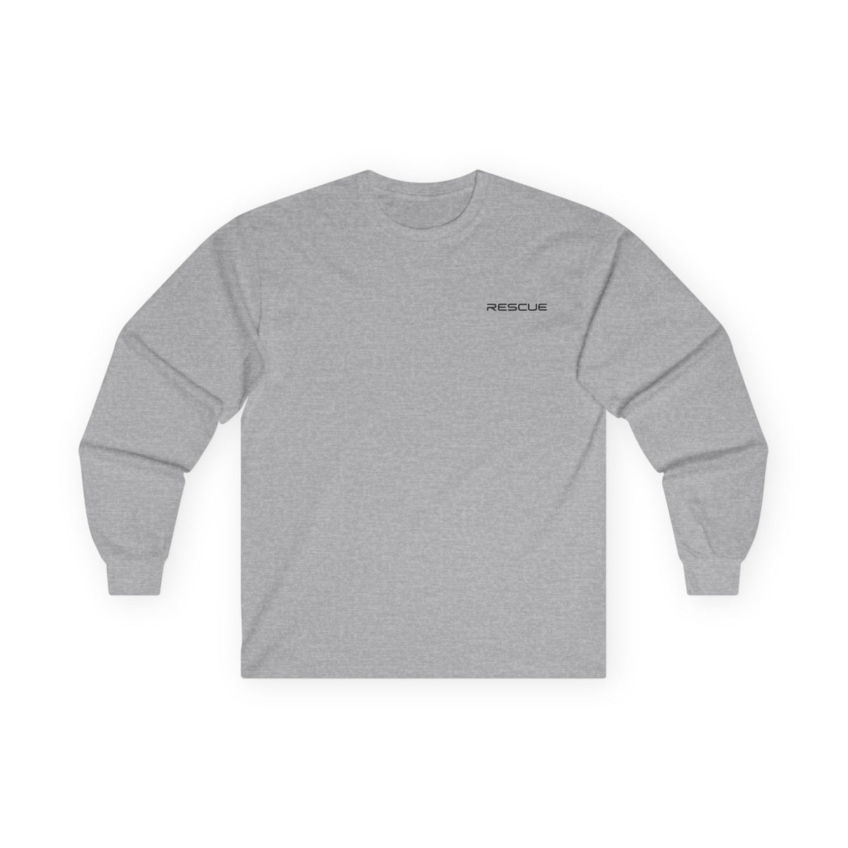 Rescue Logo Long Sleeve Tee, Jolly Green back print – view 3