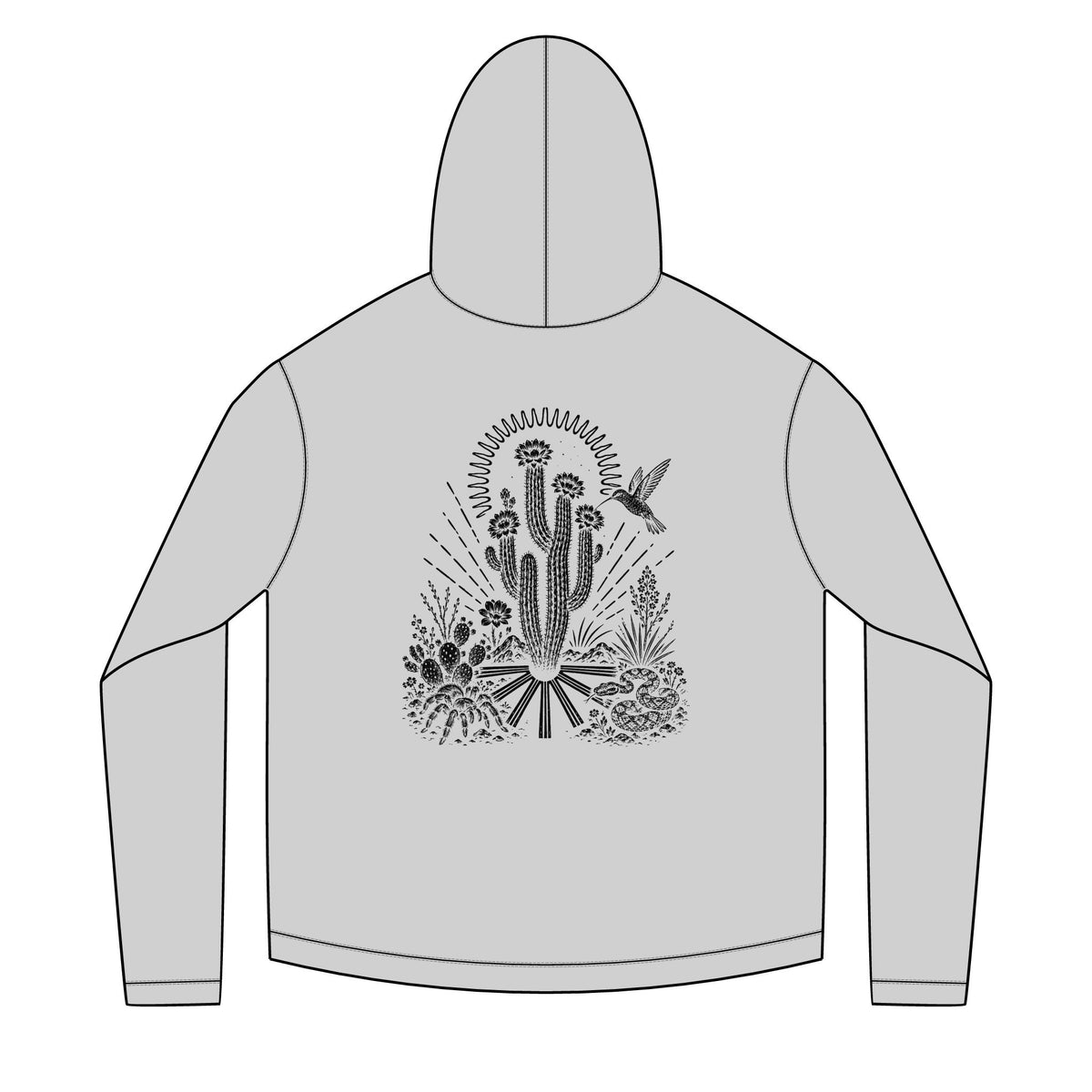 Desert Cactus Sun Hoodie UPF 50+ – view 8