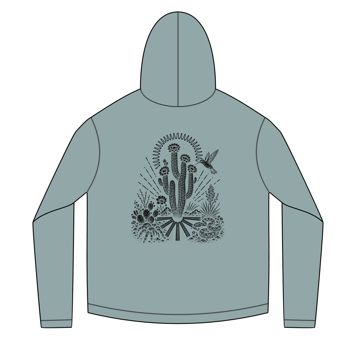 Desert Cactus Sun Hoodie UPF 50+ – view 13