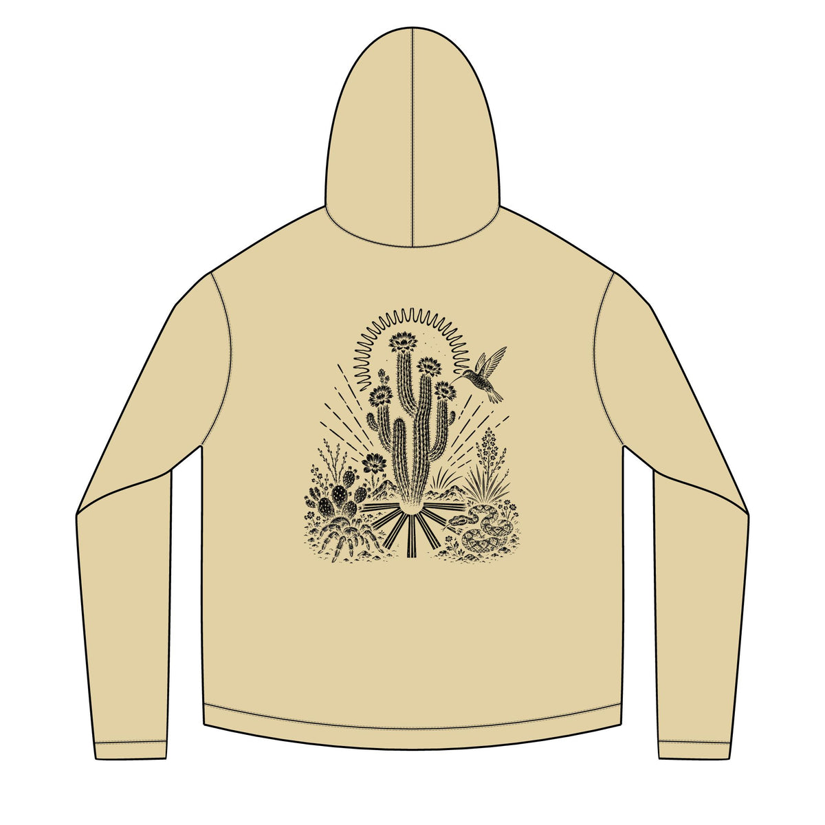 Desert Cactus Sun Hoodie UPF 50+ – view 9