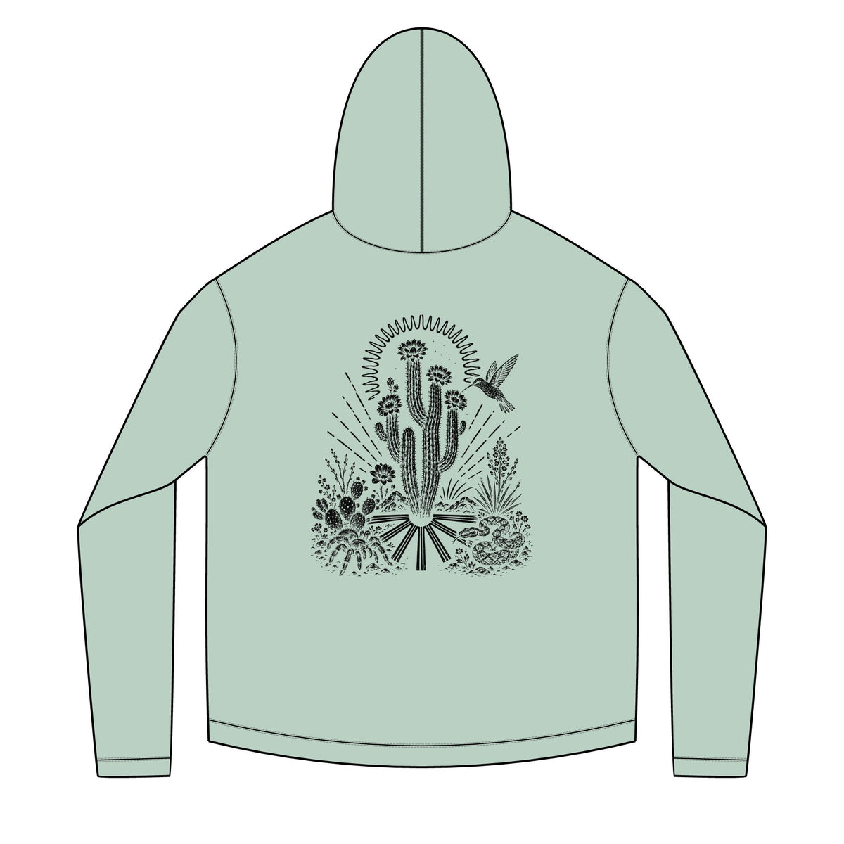 Desert Cactus Sun Hoodie UPF 50+ – view 11
