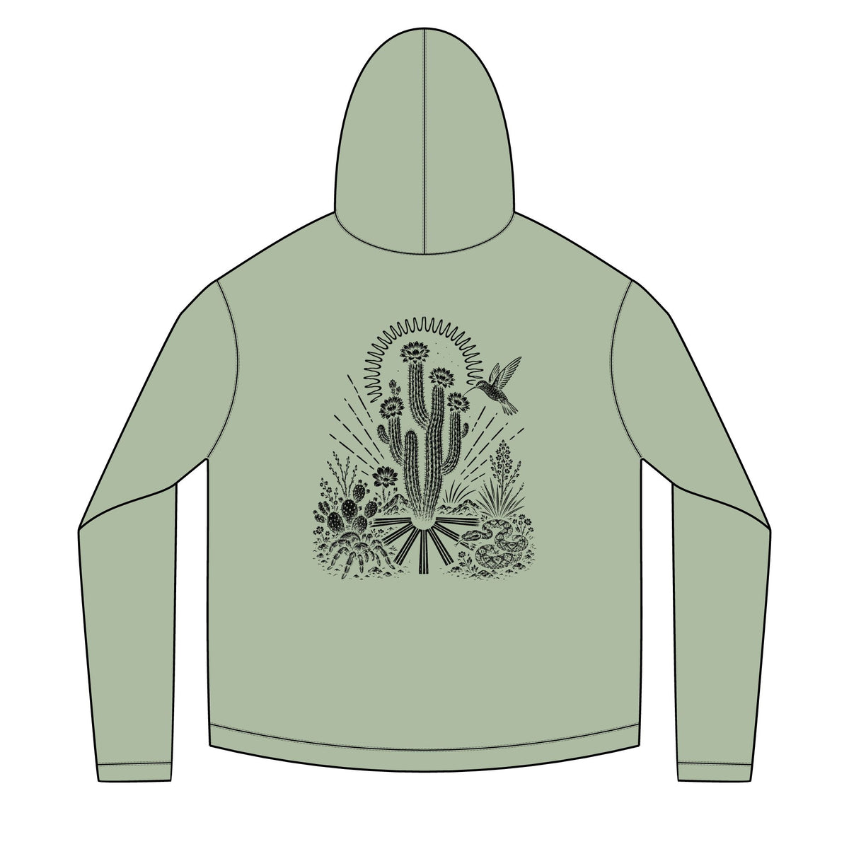 Desert Cactus Sun Hoodie UPF 50+ – view 10
