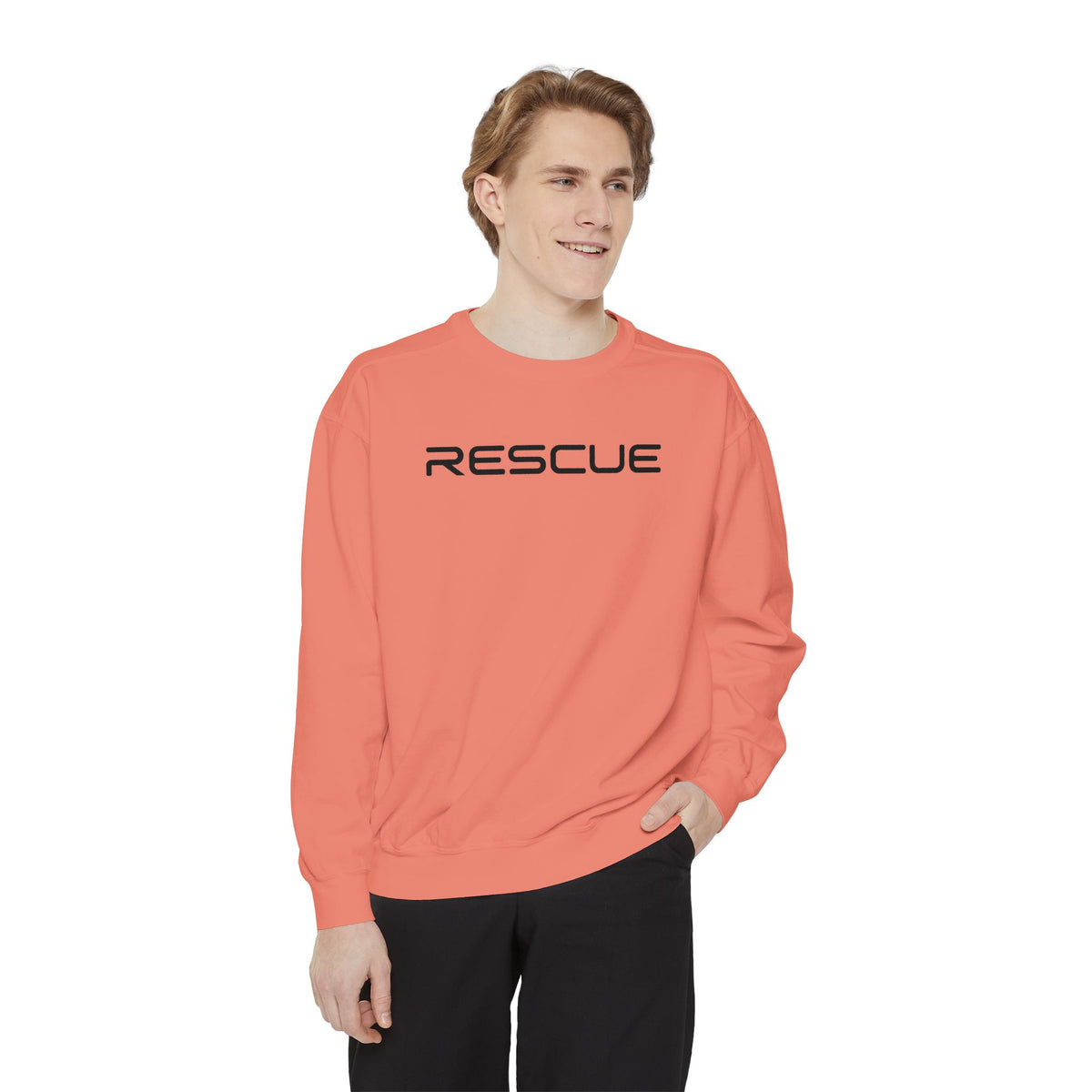 Rescue Print Across Chest Sweatshirt – view 12