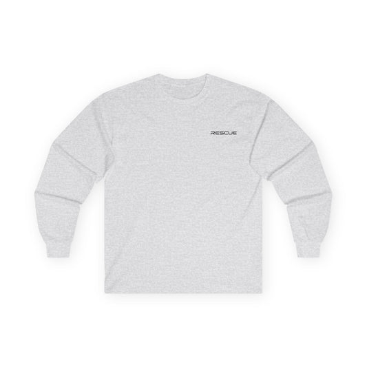 Rescue Logo Long Sleeve Tee, Jolly Green back print – view 2