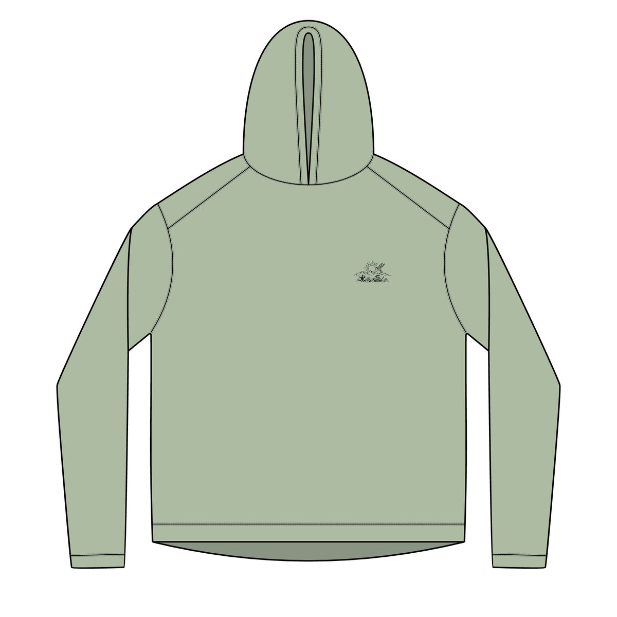 Desert Cactus Sun Hoodie UPF 50+ – view 3