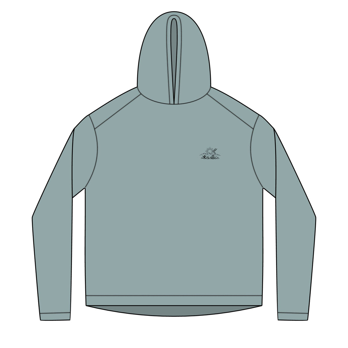 Desert Cactus Sun Hoodie UPF 50+ – view 6