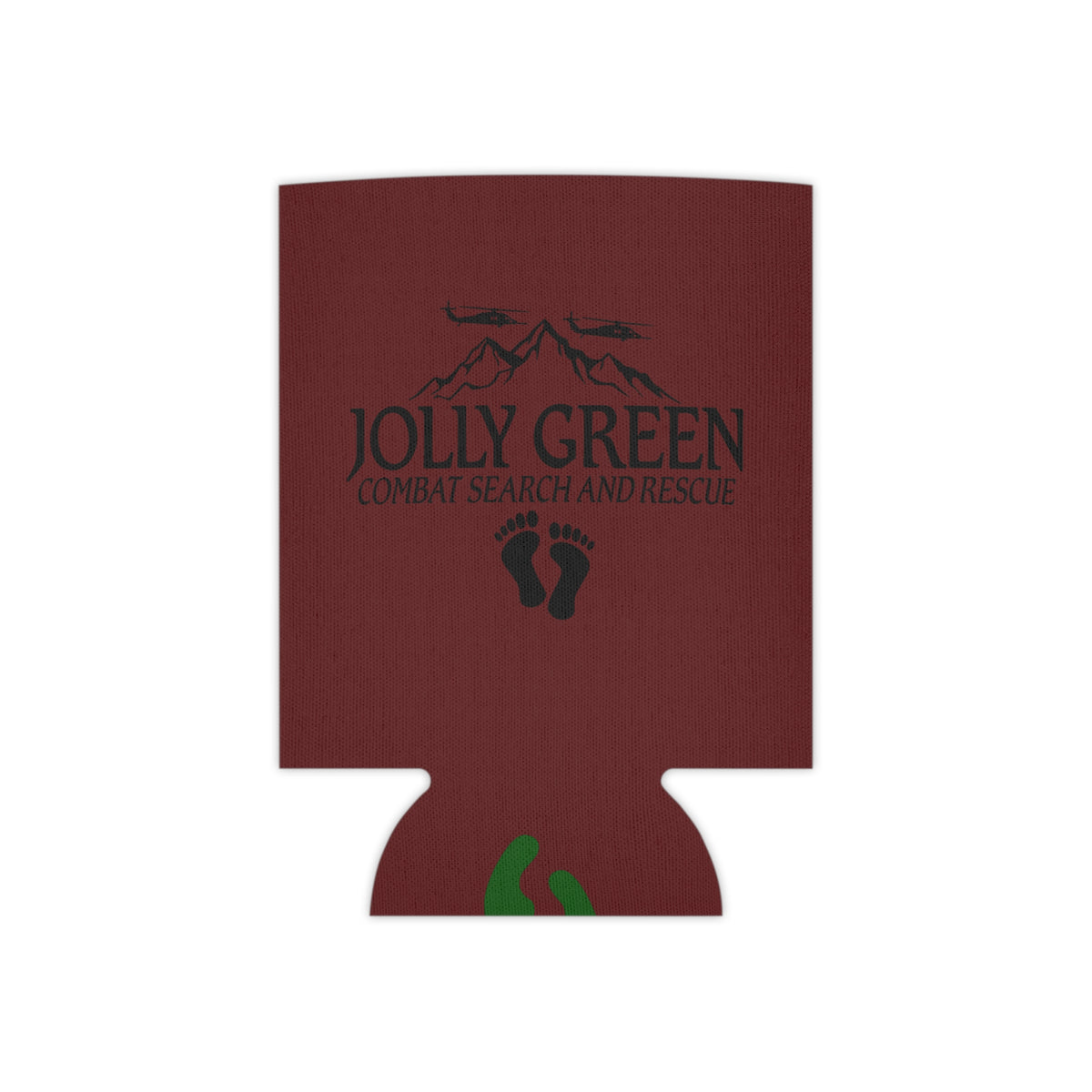 Maroon Flight Can Cooler, Jolly Green – view 2